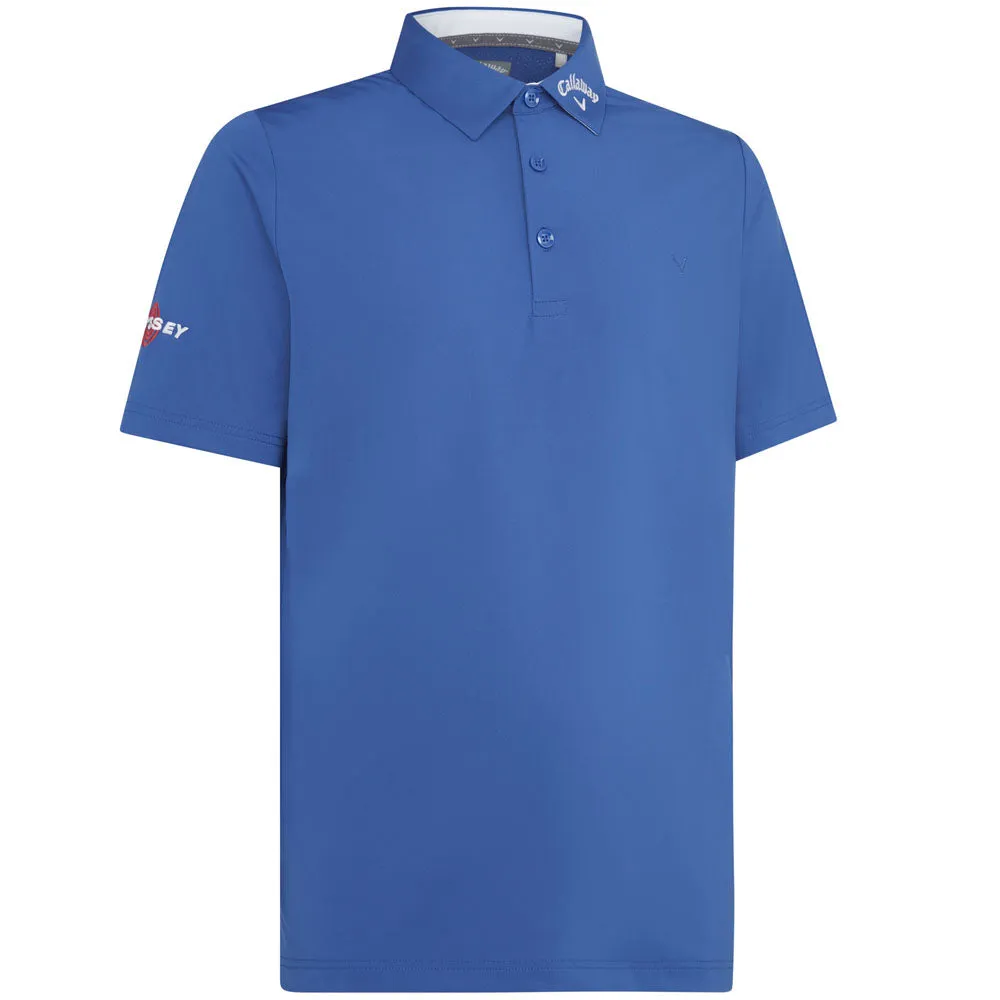 Callaway 3 Chev Odyssey Polo Shirt - Galaxy Blue New Year's Eve Sale Limited Time Offer