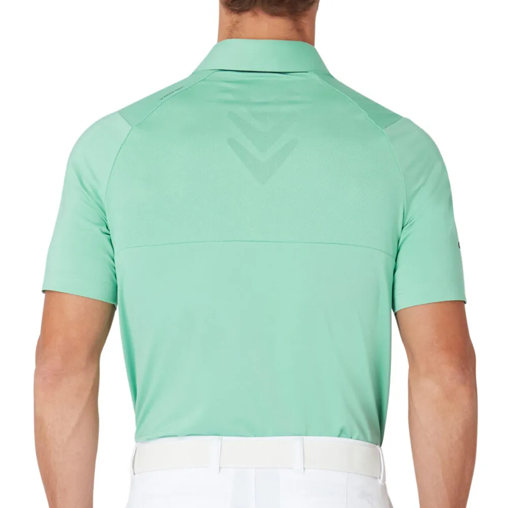 Own the Streets Step Into Strength Callaway 3 Chev Odyssey Polo Shirt - Neptune Green