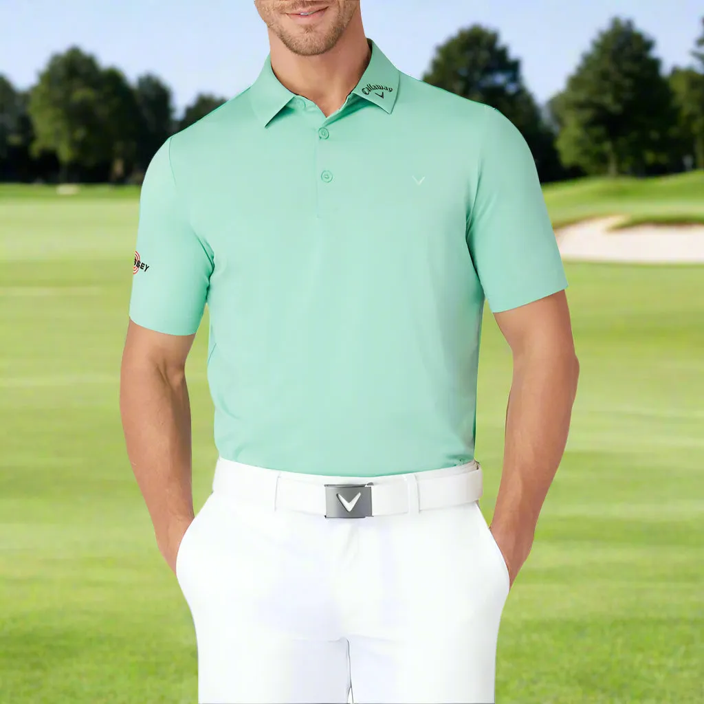 Callaway 3 Chev Odyssey Polo Shirt - Neptune Green Christmas Eve Sale