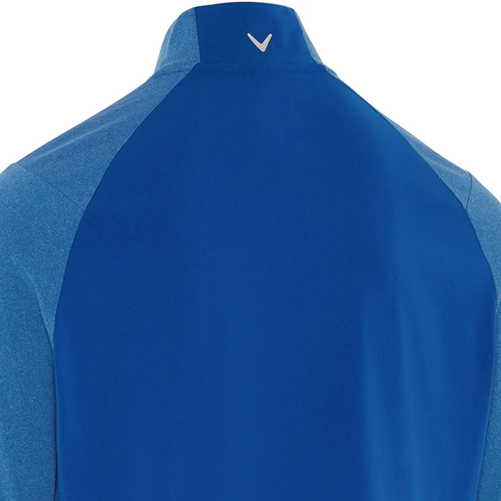 Callaway Aquapel Mixed Media 1/4 Zip Pullover - Light Lapis/Heather No Limits, Just Style Budget Friendly