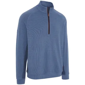Black Friday Sale Sweetest Day Sale Callaway Brushed Rib 1/4 Zip Pullover - Peacoat Heather