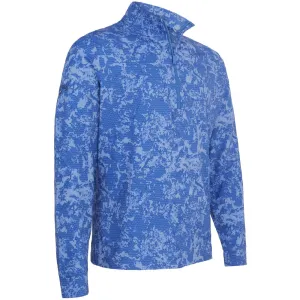 Black Friday Offer Callaway Camo Print 1/4 Zip Pullover - Magnetic Blue