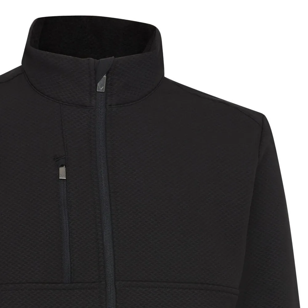 Not for the Ordinary Break Boundaries Callaway Dobby Sherpa Interior Jacket - Caviar