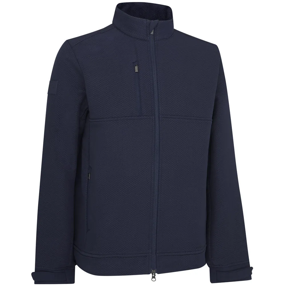 Own the Vibe Callaway Dobby Sherpa Interior Jacket - Peacoat