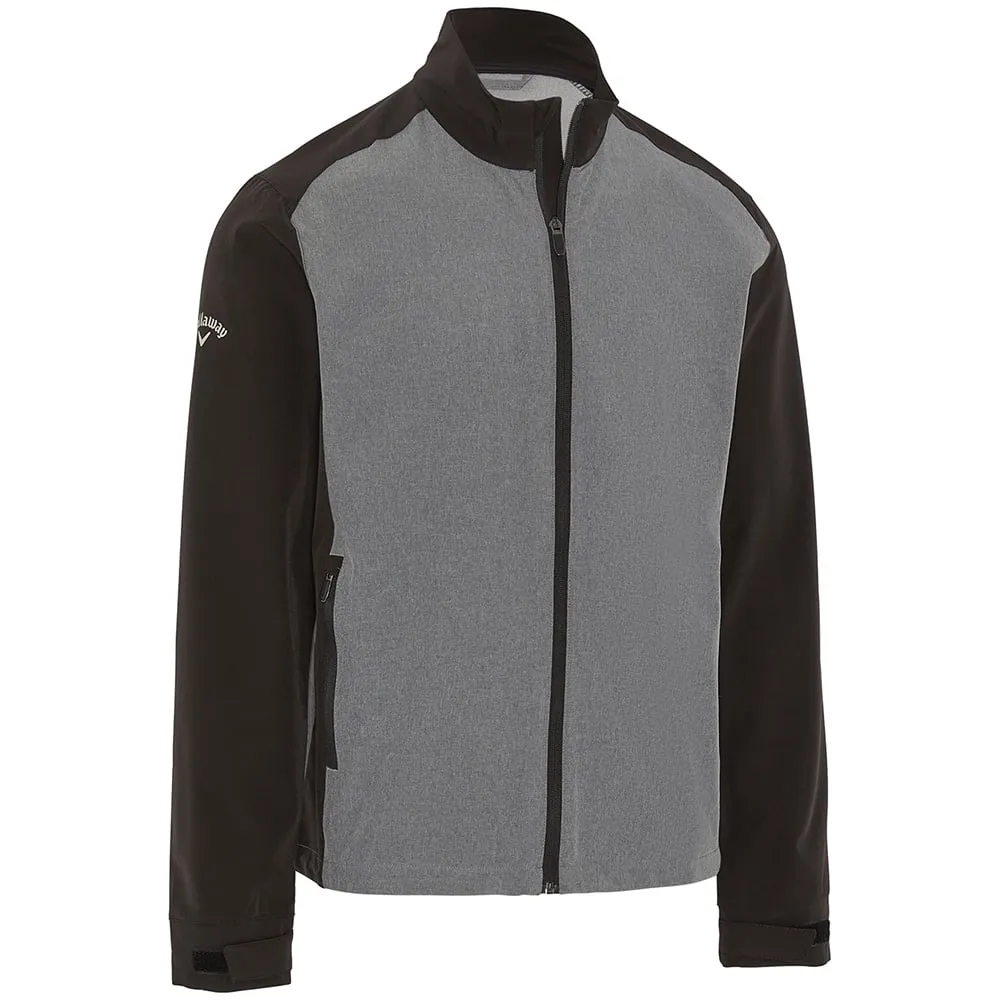 All Eyes on You Callaway Full Zip Wind Jacket - Grey/Heather