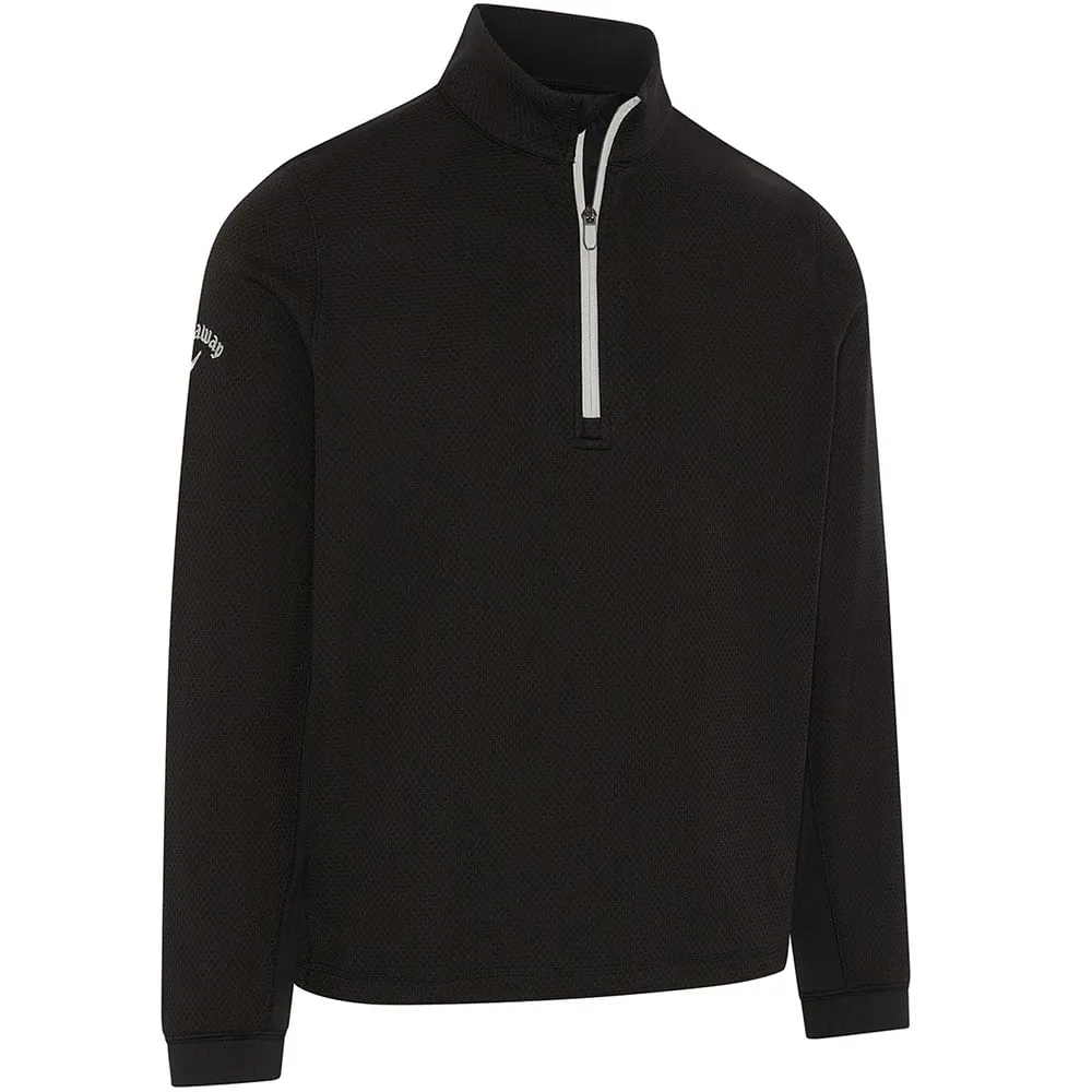 Be Unstoppable Callaway Hex 1/4 Zip Pullover - Caviar