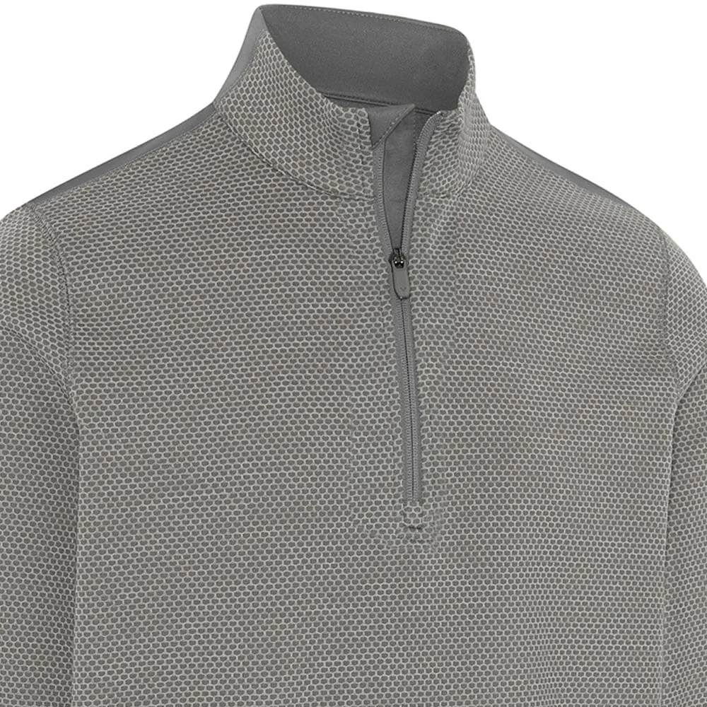Walk with Power Callaway Hex 1/4 Zip Pullover - Medium Grey/Heather