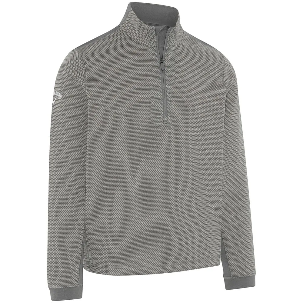 Loud Looks, Smooth Moves Spring Sale Callaway Hex 1/4 Zip Pullover - Medium Grey/Heather