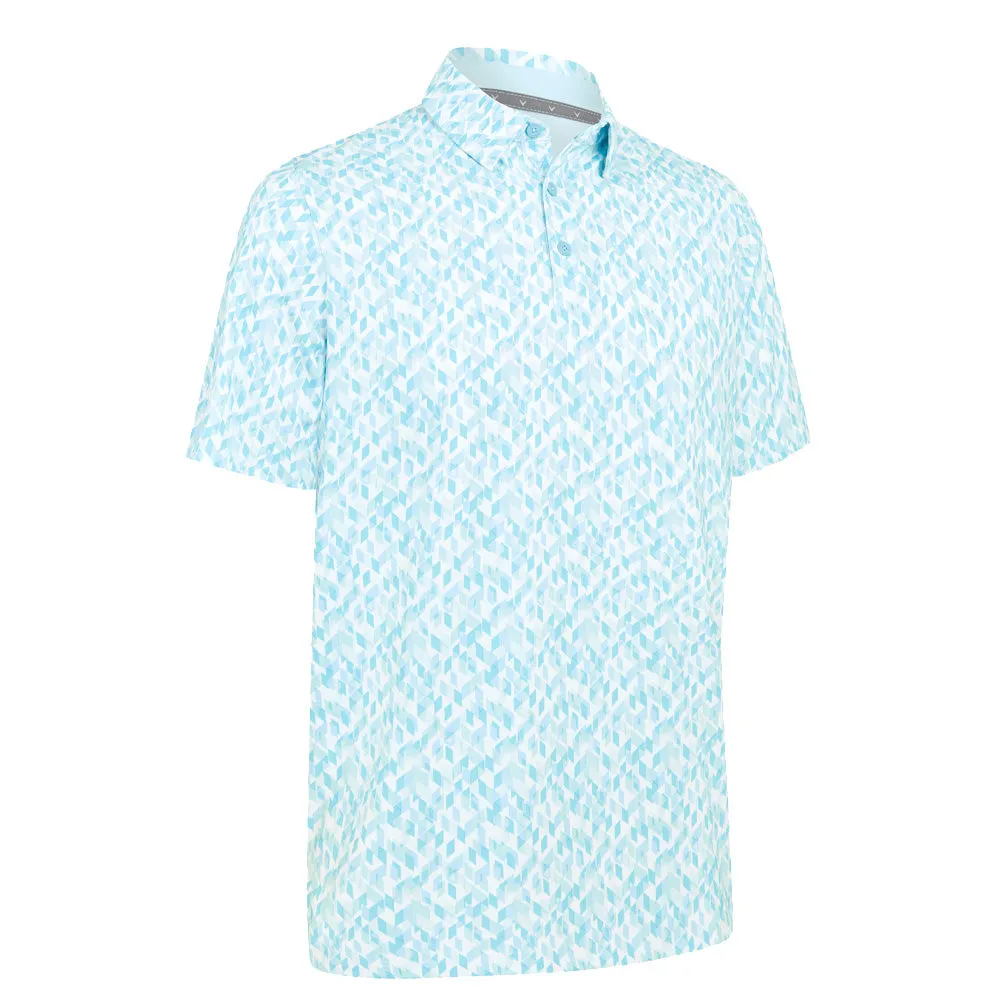 Callaway Kaleidoscope Chev Polo Shirt - Arctic Paradise No Limits, Just Style Engineered for Speed