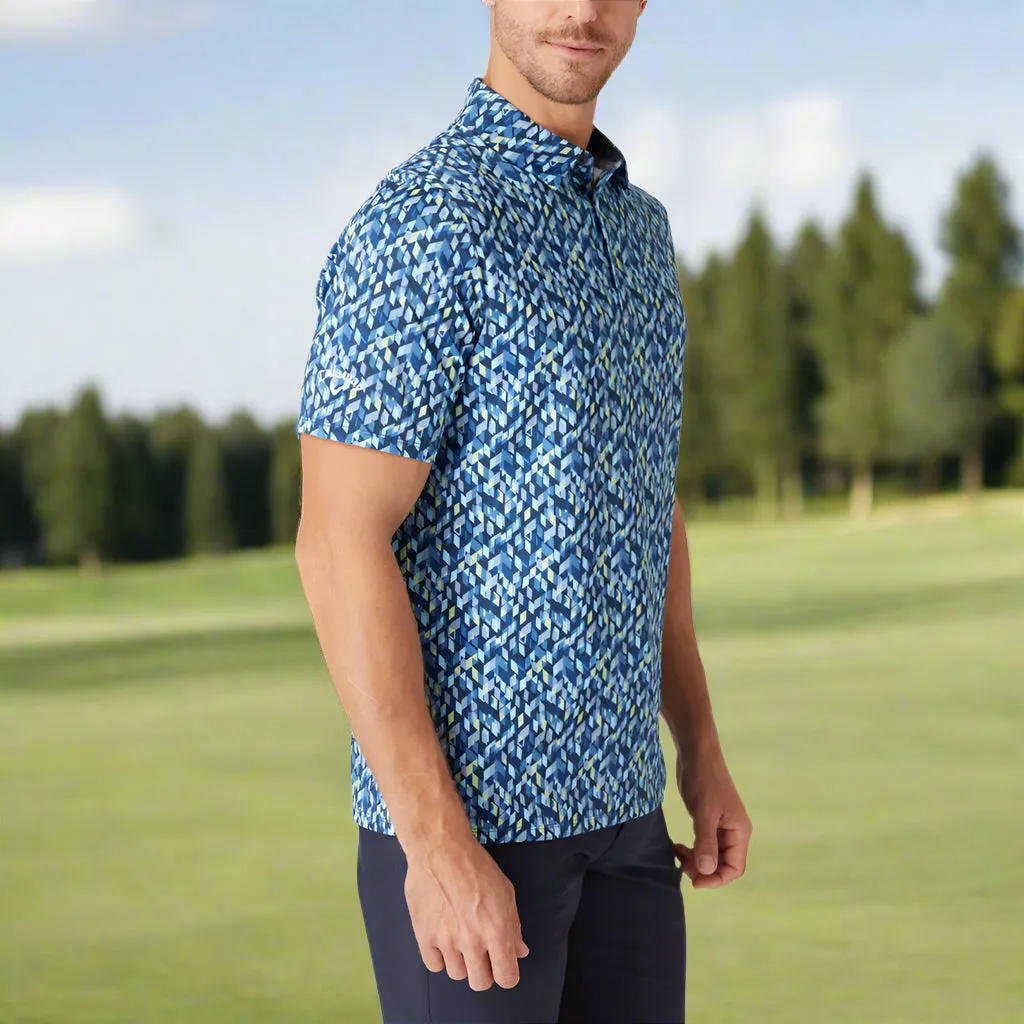 Chase What Moves You Father's Day Sale Callaway Kaleidoscope Chev Polo Shirt - Peacoat