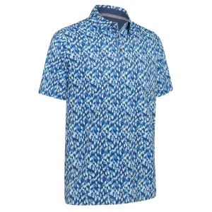 Move Beyond Ordinary Dress from the Feet Up Callaway Kaleidoscope Chev Polo Shirt - Peacoat