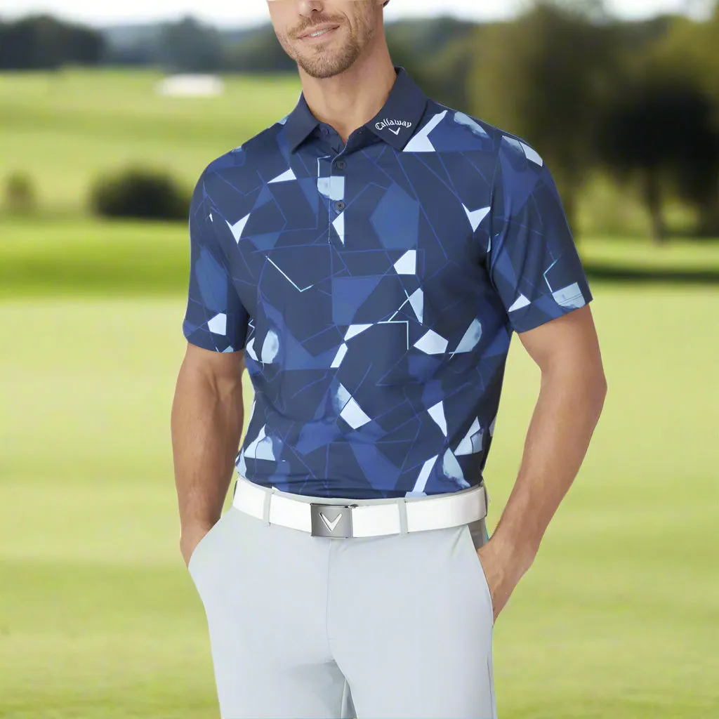 Callaway Kick Flip Print Polo Shirt - Peacoat Winter Sale Dare to Lead