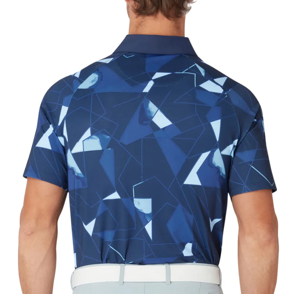 Made to Move Callaway Kick Flip Print Polo Shirt - Peacoat