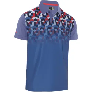 Easter Sale Economical Callaway Ombre 3D Chev Geo Polo Shirt - Bijou Blue