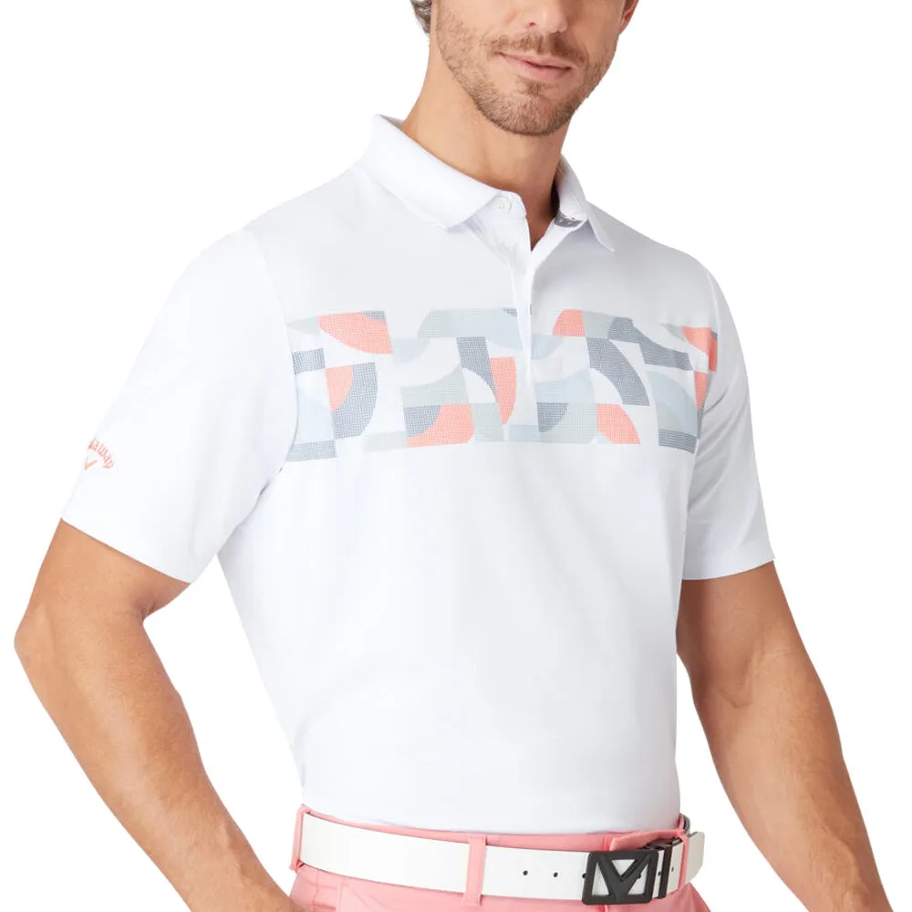 Callaway Optical C Polo Shirt - Bright White Gear Up and Go