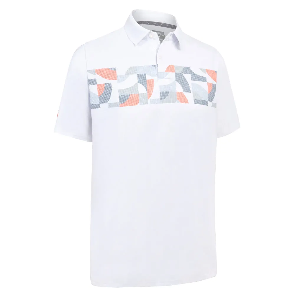 Callaway Optical C Polo Shirt - Bright White Walk Loud