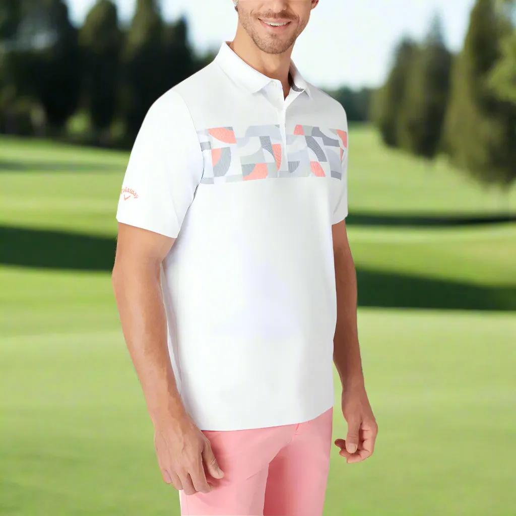 Callaway Optical C Polo Shirt - Bright White Halloween Sale