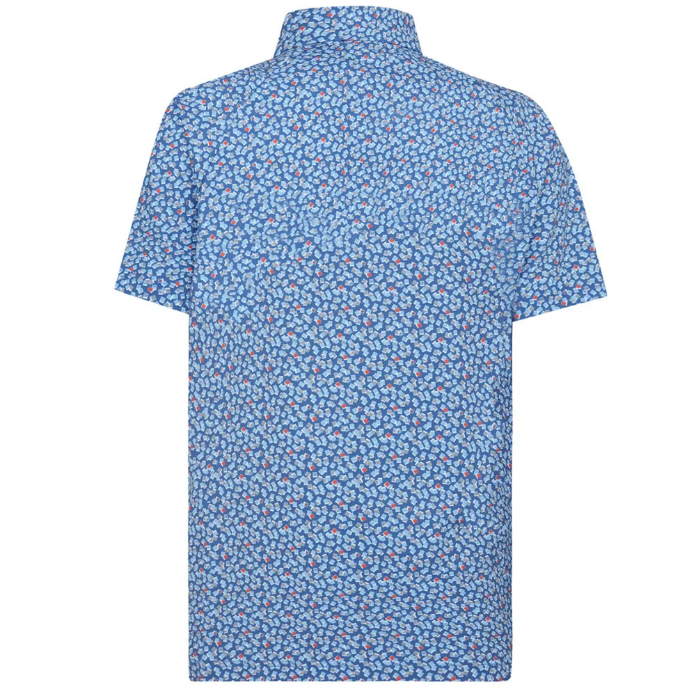 Flash Sale Father's Day Sale Callaway Polaroid Confetti Polo Shirt - Galaxy Blue