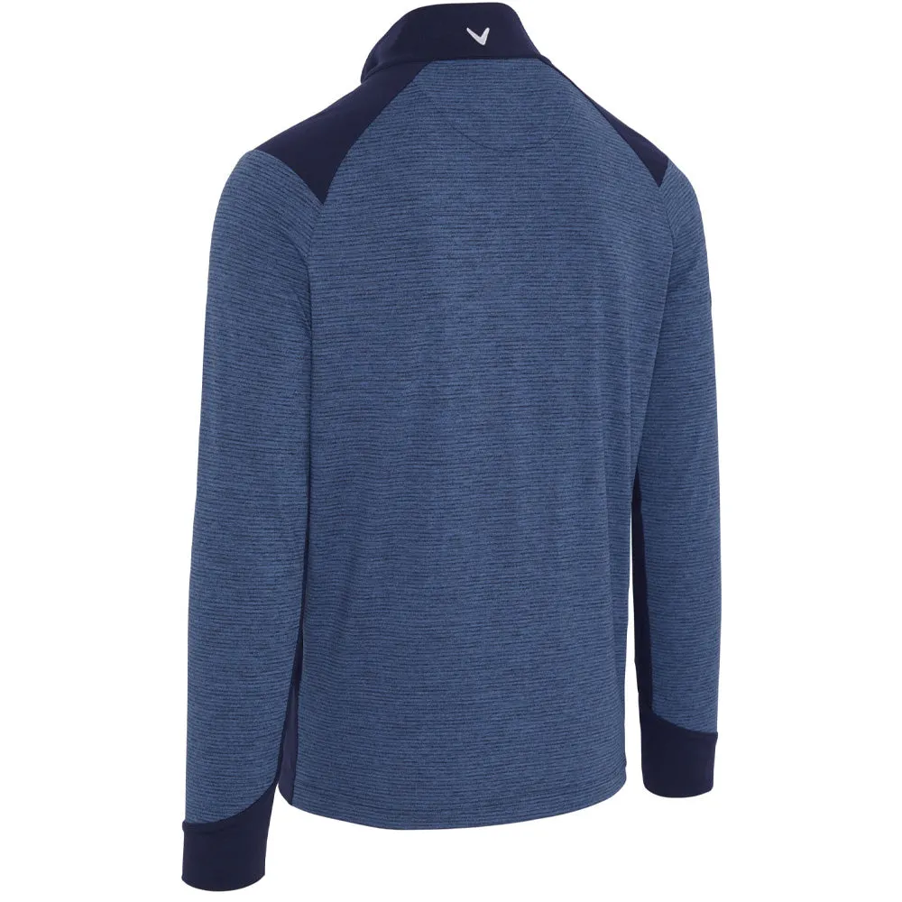 Callaway Soft Touch Blocked 1/4 Zip - Peacoat Heather Winter Sale