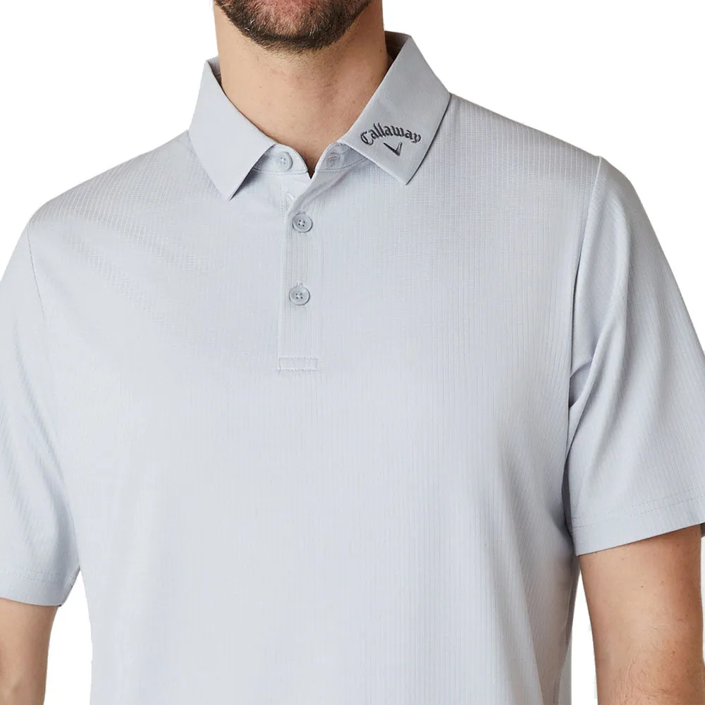 Spring Sale Callaway Ventilated Classic Jacquard Polo Shirt - Gray Dawn