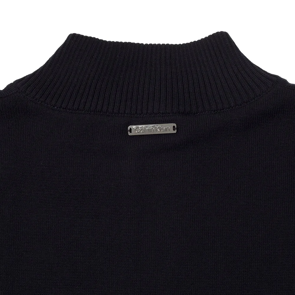 Winter Sale Built for the Bold Calvin Klein Baxter Lined Sweater - Navy