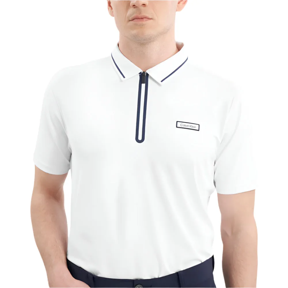 Valentine's Day Sale Calvin Klein Belmont Polo Shirt - White