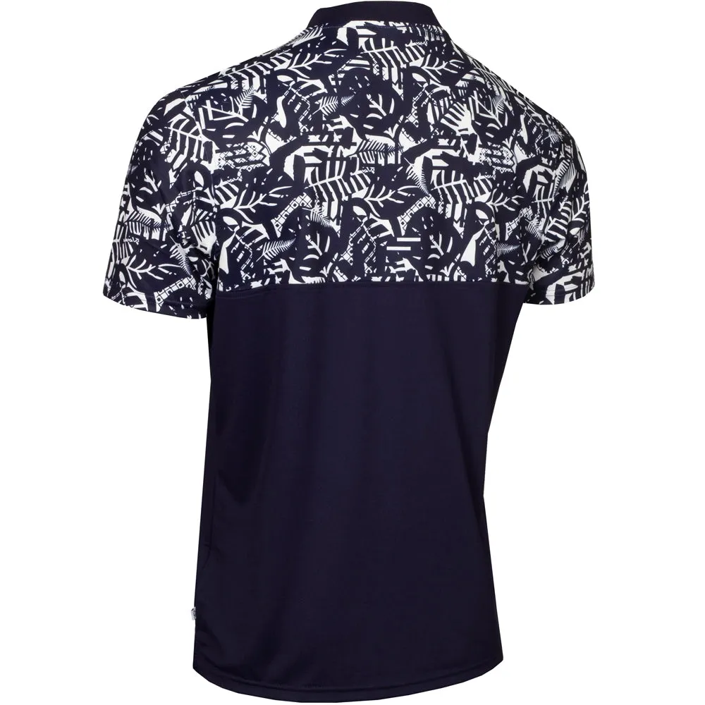 Calvin Klein Brookhill Blade Collar Polo Shirt - Evening Blue Engineered for Speed