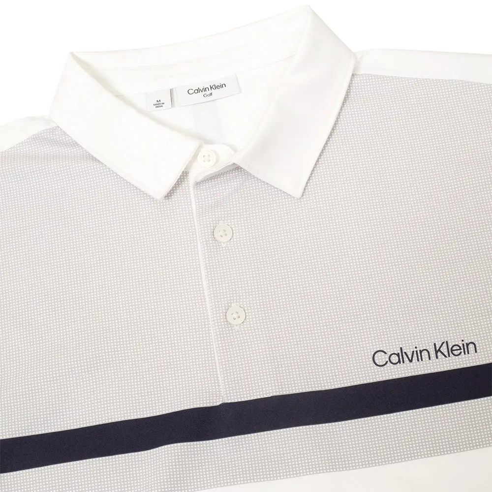 Halloween Sale Calvin Klein Clearview Polo Shirt - White