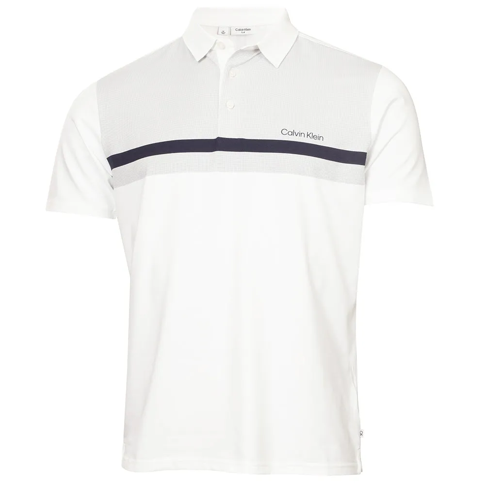 Style Meets Power Calvin Klein Clearview Polo Shirt - White