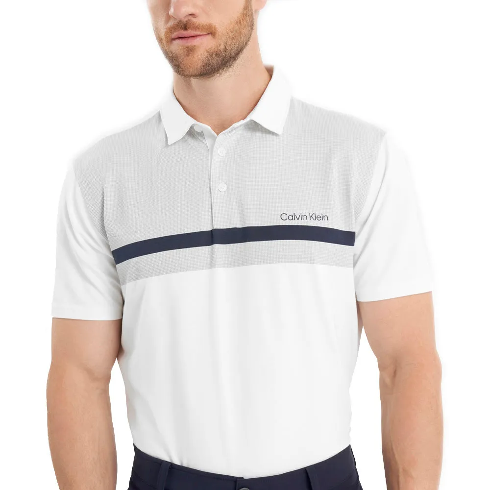 Make a Statement Calvin Klein Clearview Polo Shirt - White