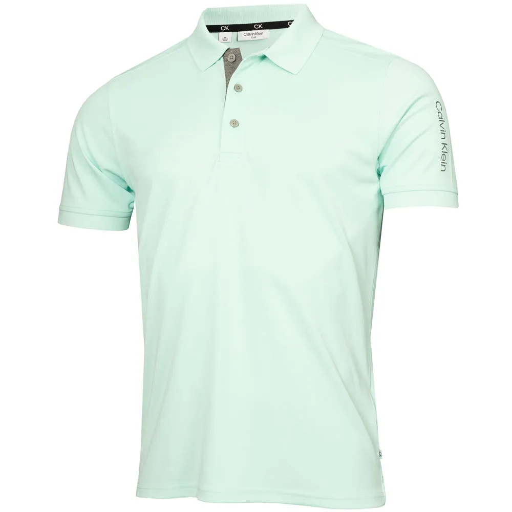 Empower Your Journey Calvin Klein Club Polo Shirt - Aqua
