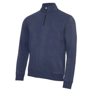 Calvin Klein Columbia 1/2 Zip Pullover - Denim Marl Clearance Sale