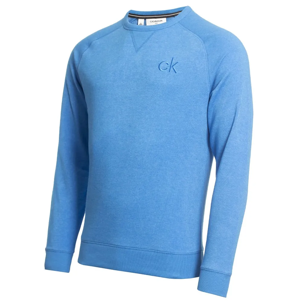 Father's Day Sale Calvin Klein Columbia Crew Neck Sweater - Blue Marl