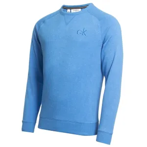Father's Day Sale Calvin Klein Columbia Crew Neck Sweater - Blue Marl