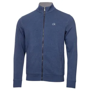 Born to Stand Out Calvin Klein Columbia Full Zip Sweater - Denim Marl