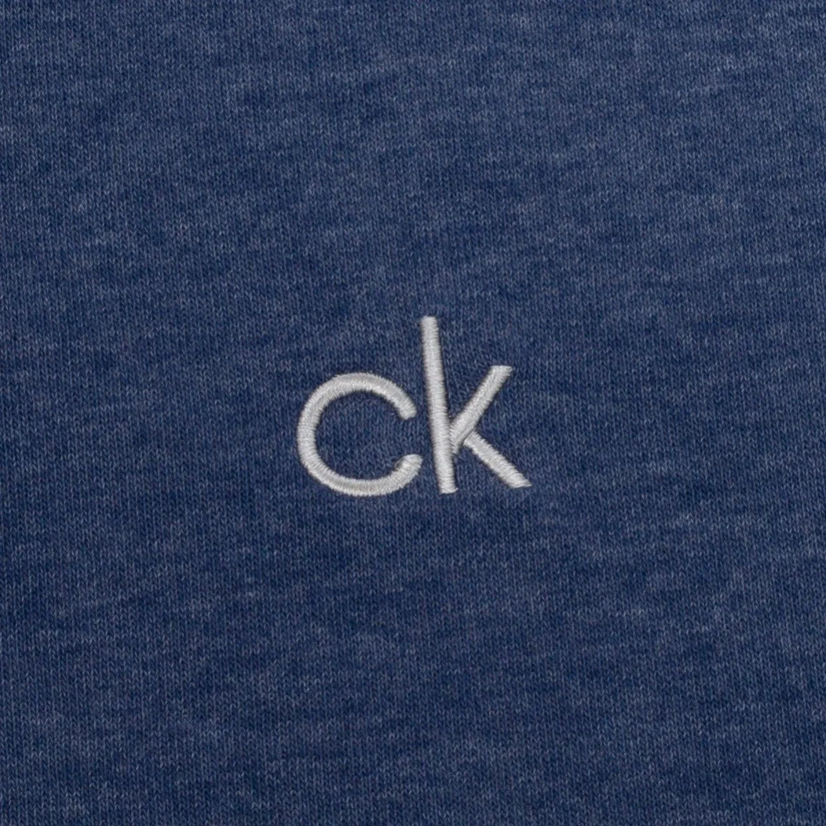 Calvin Klein Columbia Full Zip Sweater - Denim Marl Special Offer Dare to Lead