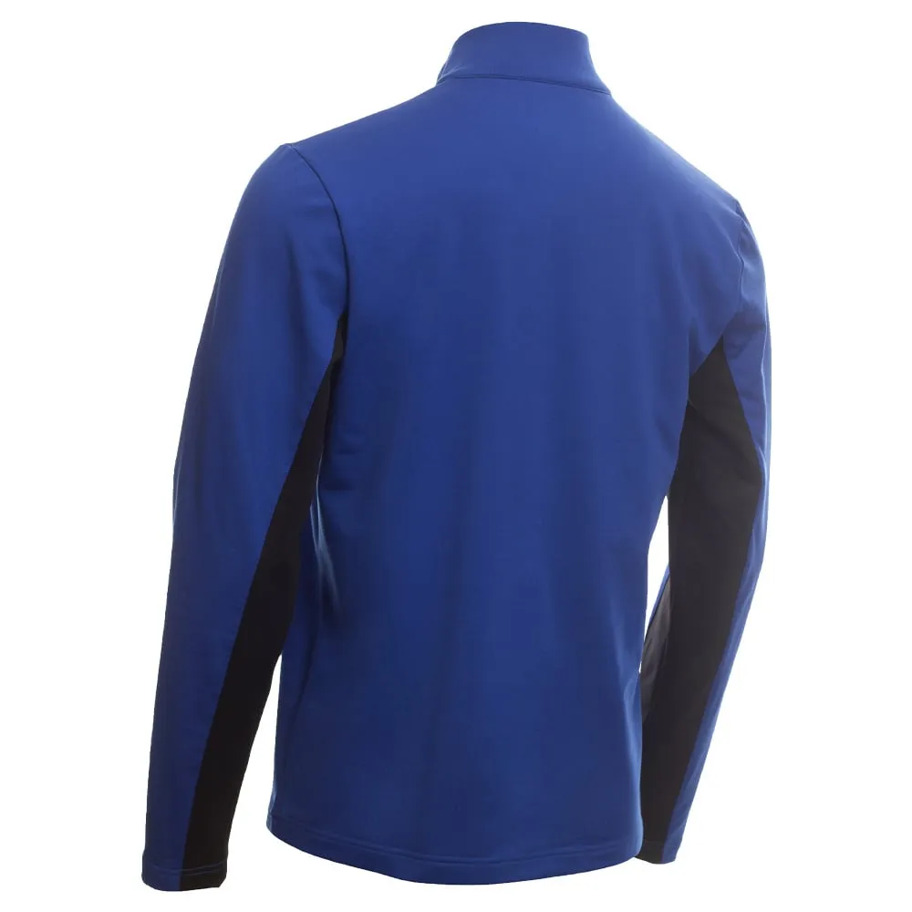 Calvin Klein Embossed Half Zip Insul-Lite Pullover - Blue/Black Stride with Confidence Step into the Beat