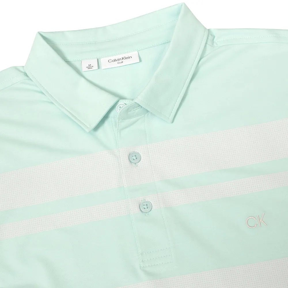 Calvin Klein Fort Jackson Polo Shirt - Aqua Step into the Beat