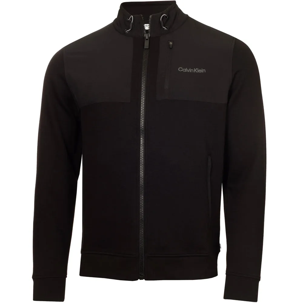 Calvin Klein Hyper Tech Full Zip Sweater - Black Own Every Step All Saints' Day Sale