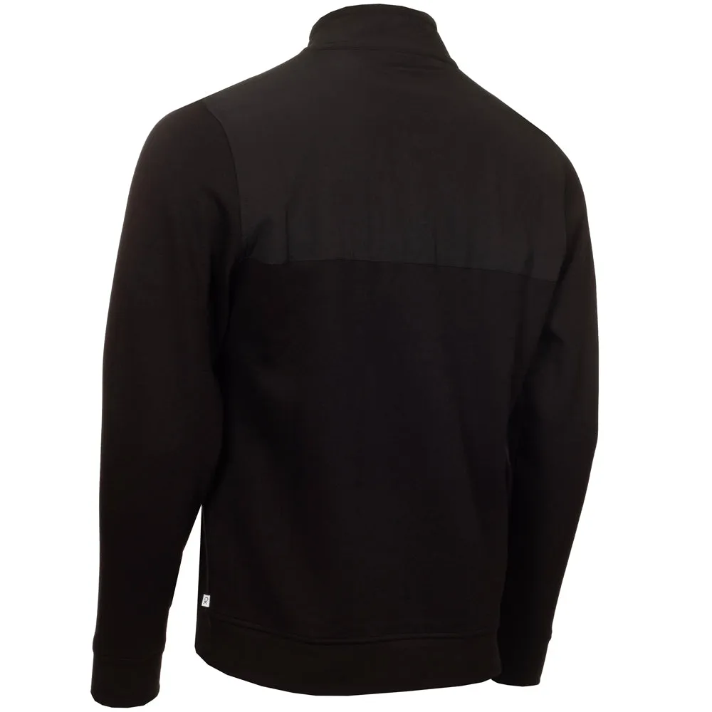 Calvin Klein Hyper Tech Full Zip Sweater - Black Great Value