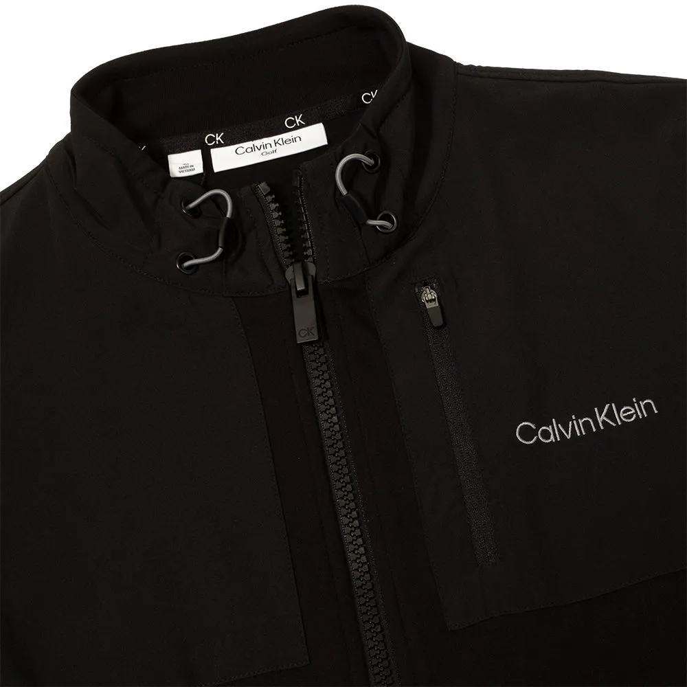Confidence Starts Here Calvin Klein Hyper Tech Full Zip Sweater - Black