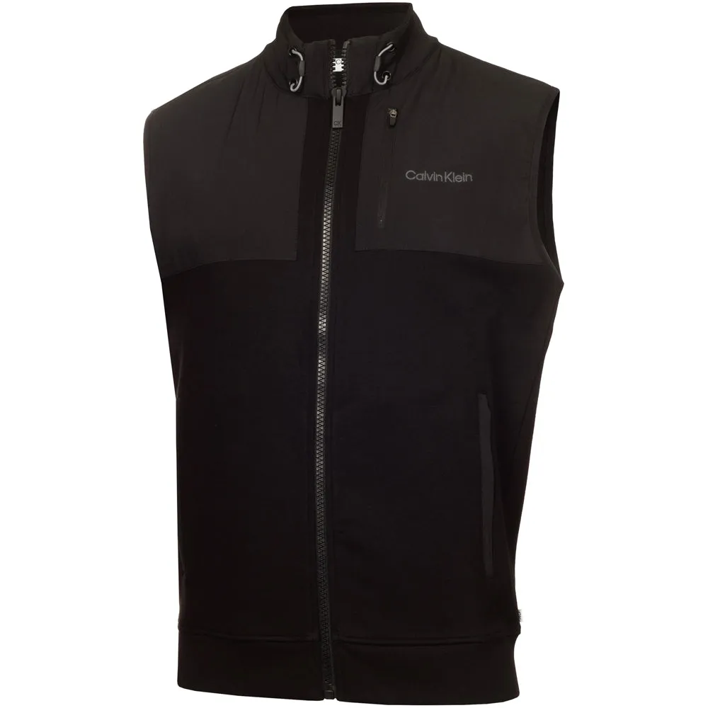 Christmas Day Sale Bring the Heat Calvin Klein Hyper Tech Gilet - Black