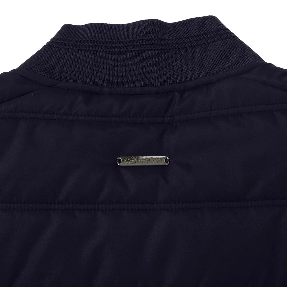 Dare to Lead Calvin Klein Lincoln Bomber Jacket - Navy