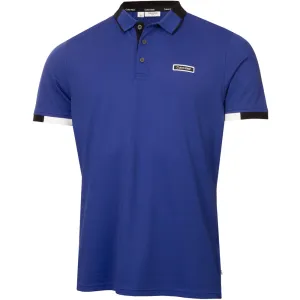 Calvin Klein Madison Polo Shirt - French Blue Lead with Style Deal Of The Century