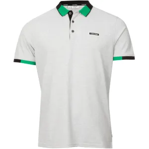 Calvin Klein Madison Polo Shirt - Silver Marl Bring the Heat Spring Sale