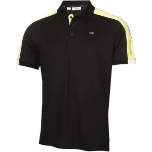 Move Beyond Ordinary Hit Your Next Level Calvin Klein Miles Polo Shirt - Black