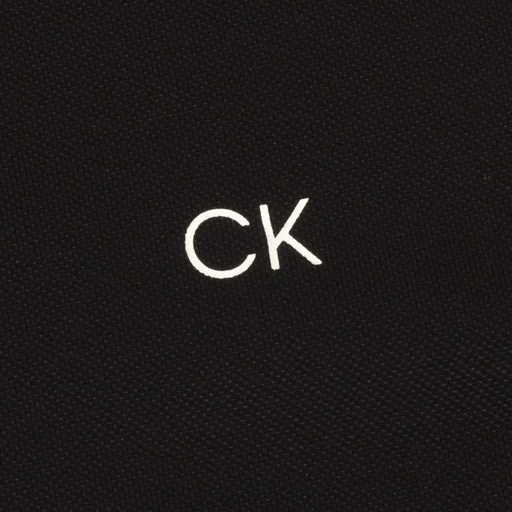 Calvin Klein Miles Polo Shirt - Black Special Offer