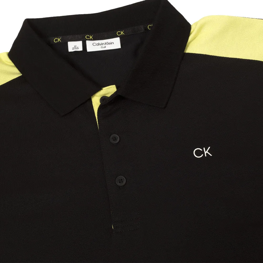 Built to Perform Calvin Klein Miles Polo Shirt - Black