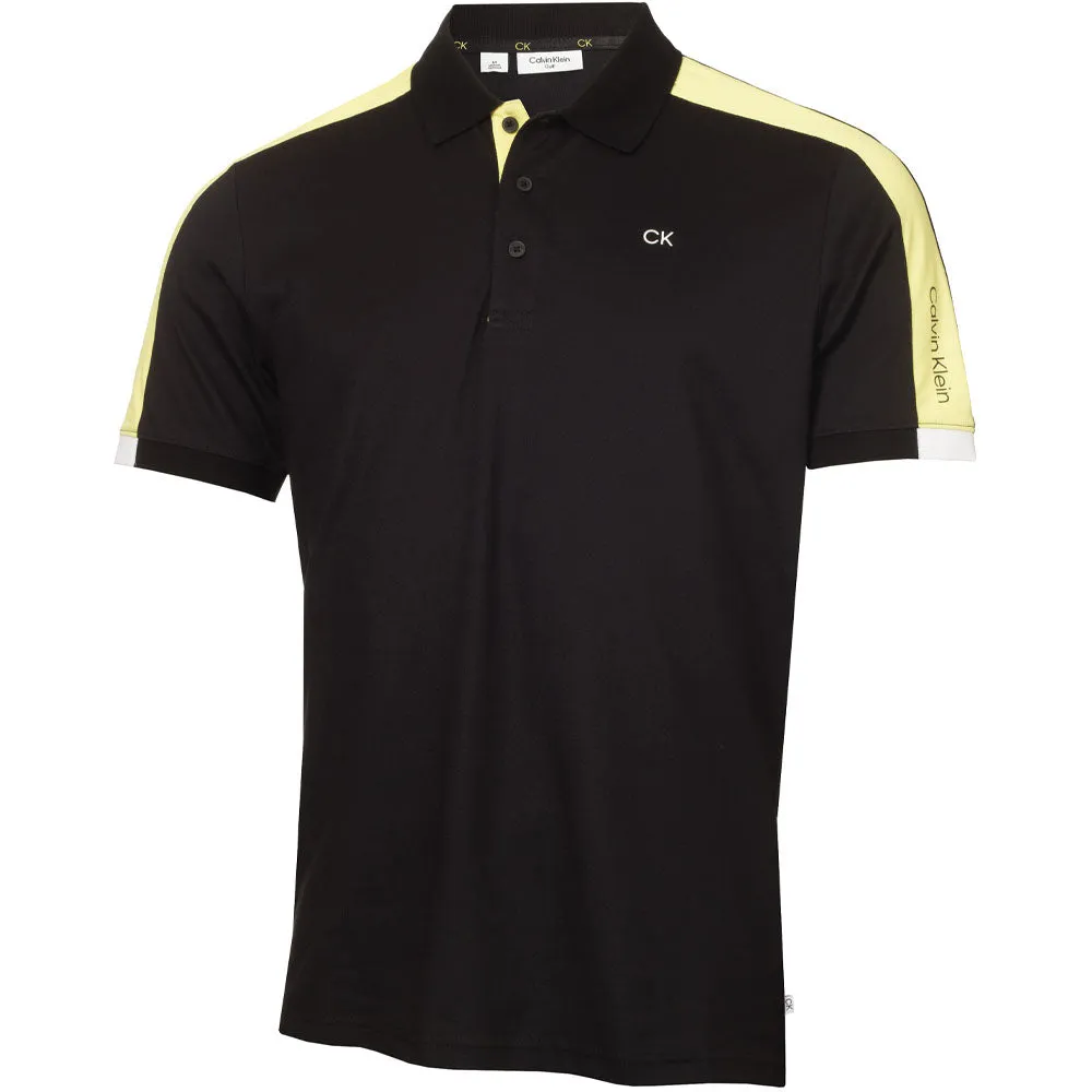 Move Beyond Ordinary Hit Your Next Level Calvin Klein Miles Polo Shirt - Black