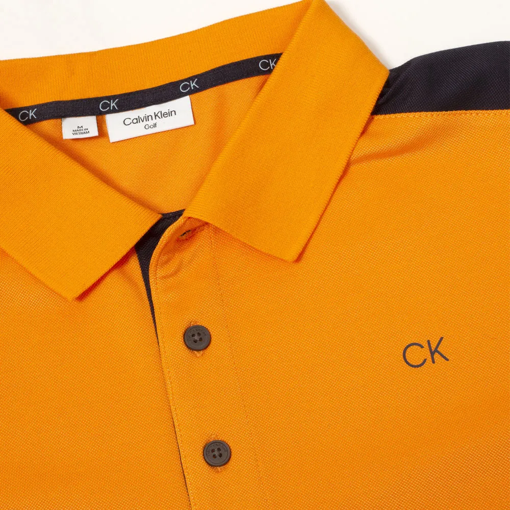 All Eyes on You Calvin Klein Miles Polo Shirt - Orange